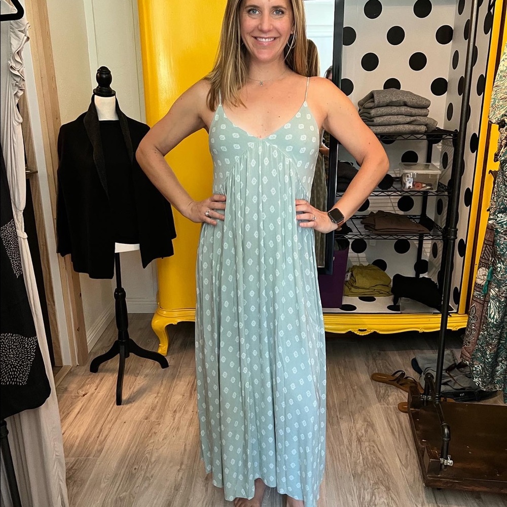 NWT Silky Maxi Festival Boho Beach Summer Dress - Picture 5 of 10